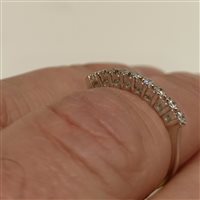 Anello Vidali Gioielli Donna in Oro bianco Zircone ANOR-38-34 - ANOR-38-34